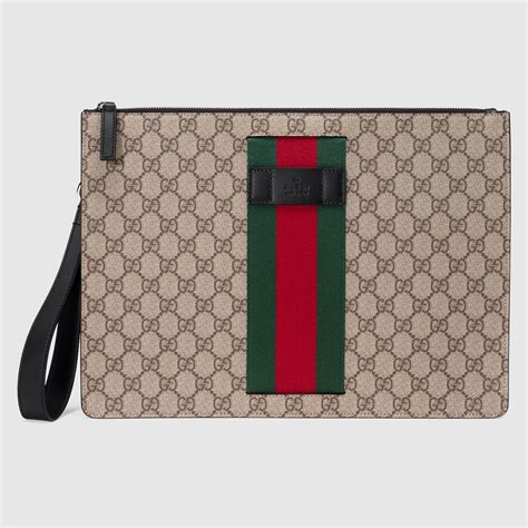 gucci portfolio business case|Gucci men's clutch bag.